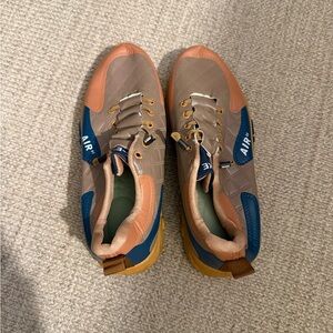 Nike Men's Brown and Blue Sneakers